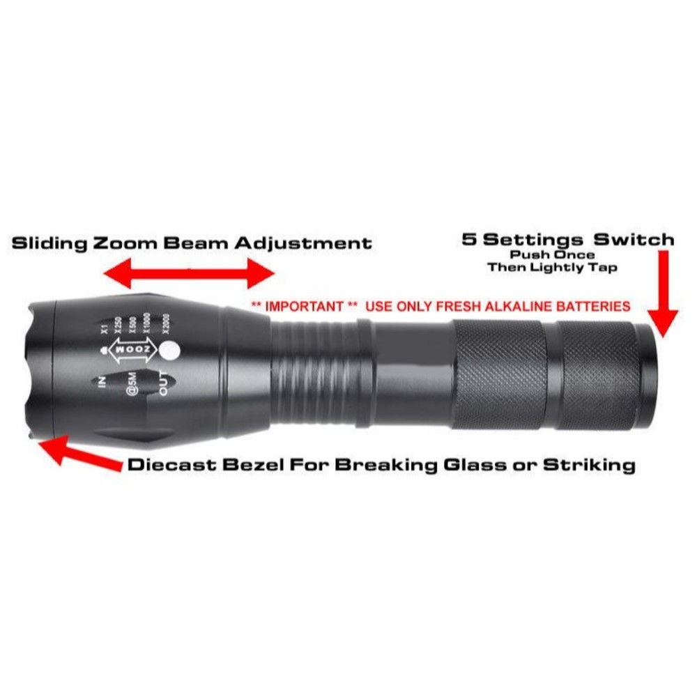 New Reactor X800 Extreme Performance Tactical Flashlight *in Stock‎ Usa …